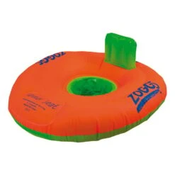 Zoggs Trainer Seat Kinder Schwimmreifen Orange/grün