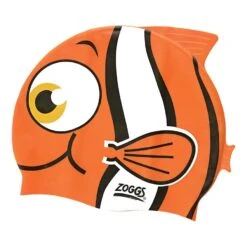 Zoggs Character Silicone Junior Badekappe Orange