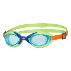 Zoggs Sonic Air 2.0 Kinder Schwimmbrille Grün/orange