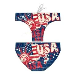 Badeanzug Turbo USA Vintage Karte