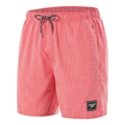 Badehose Speedo Stripe Leisure 16" Rot/weiß