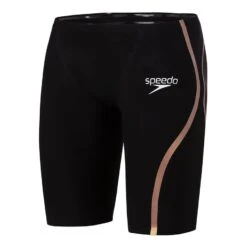 Speedo Fastskin LZR Pure Intent High Waist Jammer Badehose Schwarz/gelb