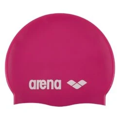 Schwimmkappe Arena Classic Silicone Pink/weiß