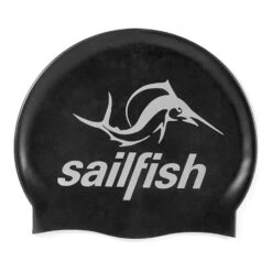 Badekappe Sailfish Silicon Cap Schwarz