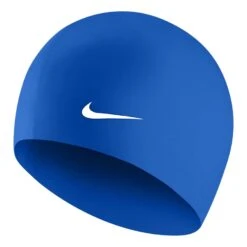 Nike Swim Silicone Cap Badekappe Blau