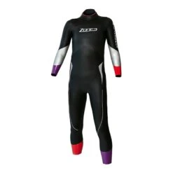 Zone3 Adventure Kinder Neoprenanzug Langarm Schwarz/grau