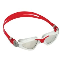 Aqua Sphere Kayenne.A Schwimmbrille Rot Mit Verspiegelten Grauen Gläsern