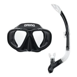 Schnorchelset Premium Arena Snorkelling Schwarz