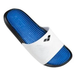 Arena Pool Marco Badesandalen Weiß/blau/schwarz