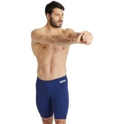 Arena Performance Team Sport Badehose Marineblau/weiß