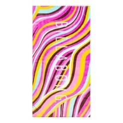 Billabong Lie Down Damen Handtuch Rosa/gelb/schwarz