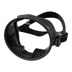 Beuchat Super Compensator Silicone Tauchermaske Schwarz Mit Transparentem Glas