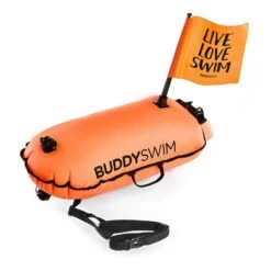 BuddySwim Drybag Boje Mit Flagge Orange