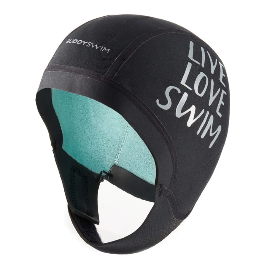 Buddyswim Neopren Trilaminate Warmth Schwimmkappe 2.5 Mm Carbonschwarz