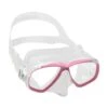 Cressi Perla Tauchermaske Rosa Mit Transparenten Gläsern