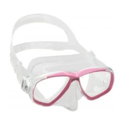 Cressi Perla Tauchermaske Rosa Mit Transparenten Gläsern