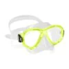 Cressi Perla Kinder Tauchermaske Limettengrün Mit Transparenten Gläsern