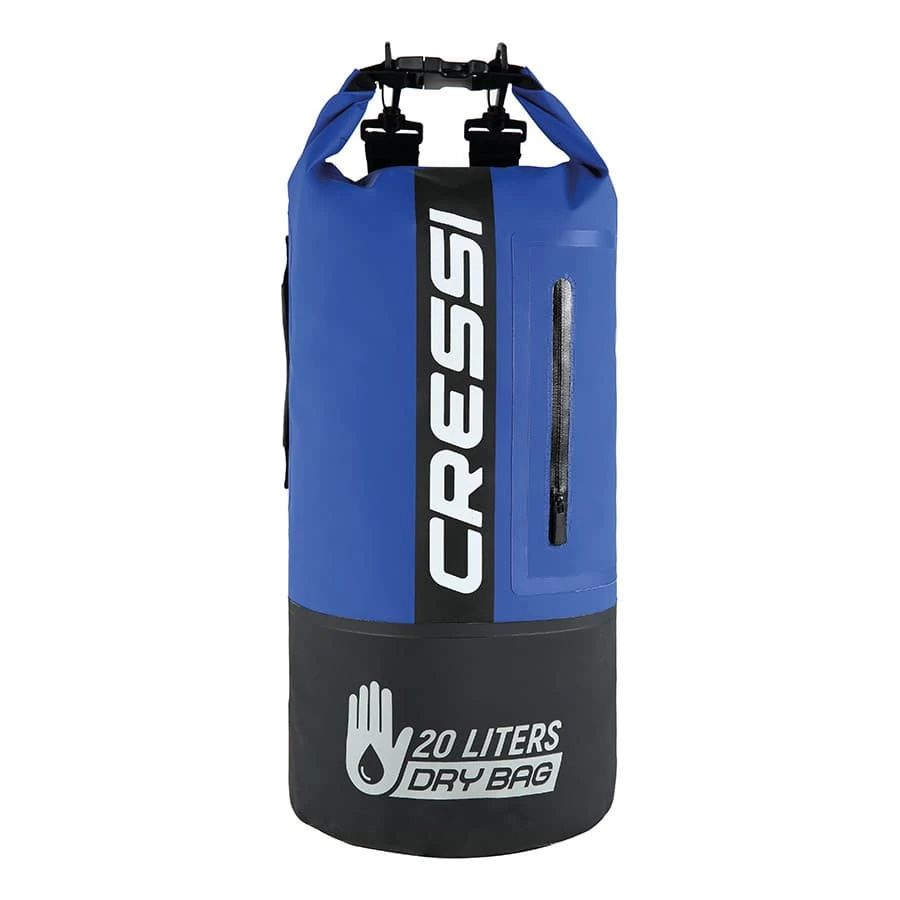 Cressi Dry PVC Premium 20L Rucksack Marineblau