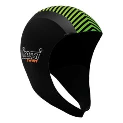 Cressi Swim Neoprenhaube Weiß Schwarz Grün
