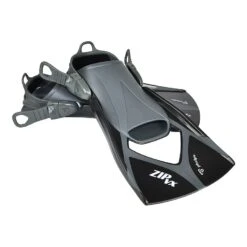 Aqua Sphere Zip VX Schwimmflossen Schwarz/grau