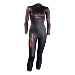 Sailfish Attack 7 Damen Neoprenanzug Schwarz/rot