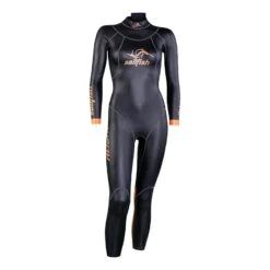 Sailfish Atlantic 2 Damen Neoprenanzug Schwarz/orange