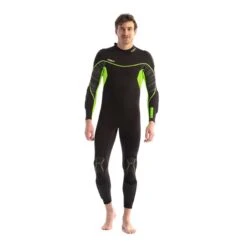 Jobe Detroit Jet Pre-shaped Armor Langarm Neoprenanzug Schwarz/grün