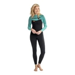 Jobe Sofia Fullsuit Chestzip Damen Neoprenanzug 3 Mm Blau/schwarz