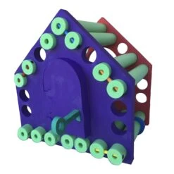 Leisis Kleines Schaumstoffhaus Blau