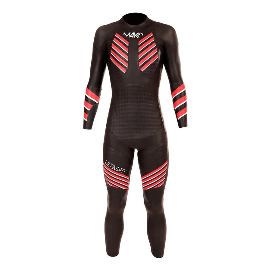 Mako Torrent Ultimate Neoprenanzug Schwarz/rot