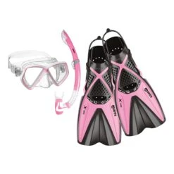Mares X-One Pirate Set Rosa/schwarz