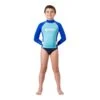 Mares Rash Guard Kinder Langarm-Schwimmhemd Blau