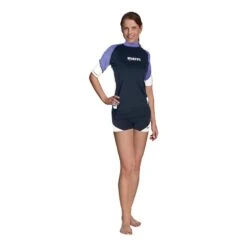 Mares Rash Guard Damen Kurzarm-Schwimmhemd Lila