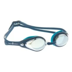 Schwimmbrille Mad Wave Vanish Mirror Blau Mit Verspiegelten Gläsern