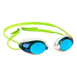 Schwimmbrille Mad Wave Honey Rainbow Blau/grün/weiß