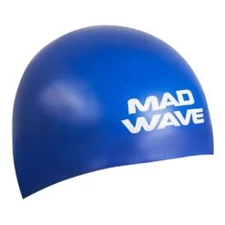 Schwimmkappe Mad Wave D-Cap Fina Approved Blau