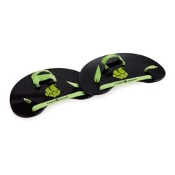 Schwimmpaddles Mad Wave Finger Paddles Schwarz/grün