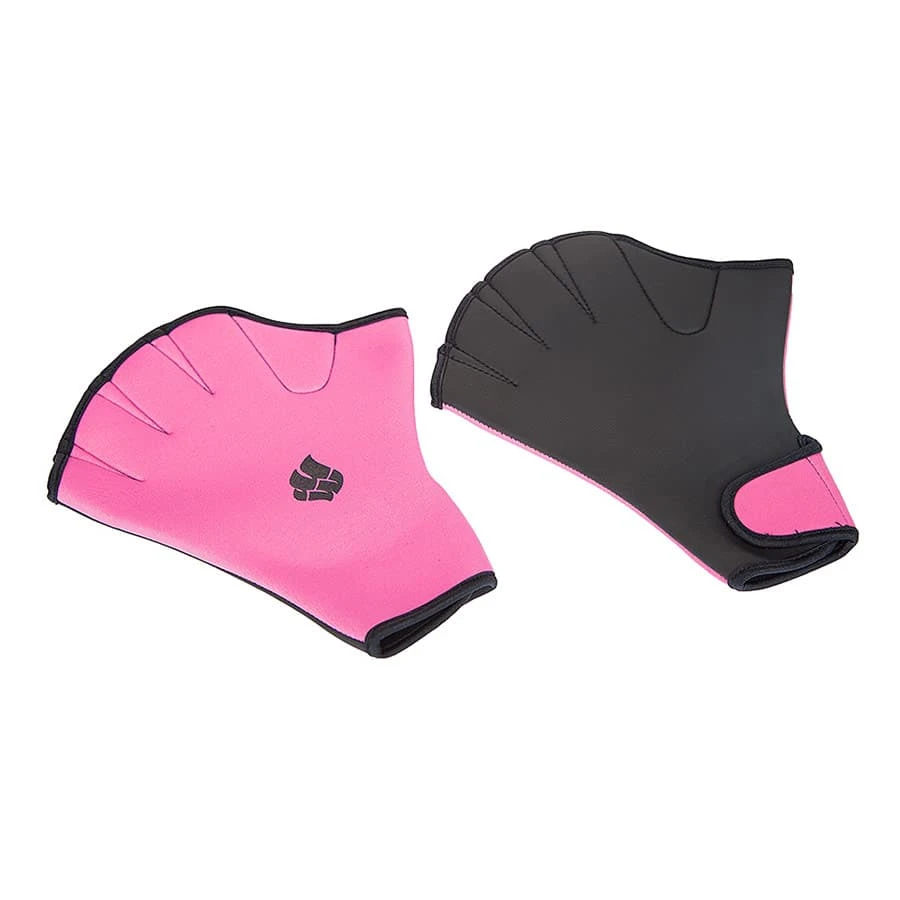 Schwimmhandschuhe Mad Wave Rosa/schwarz