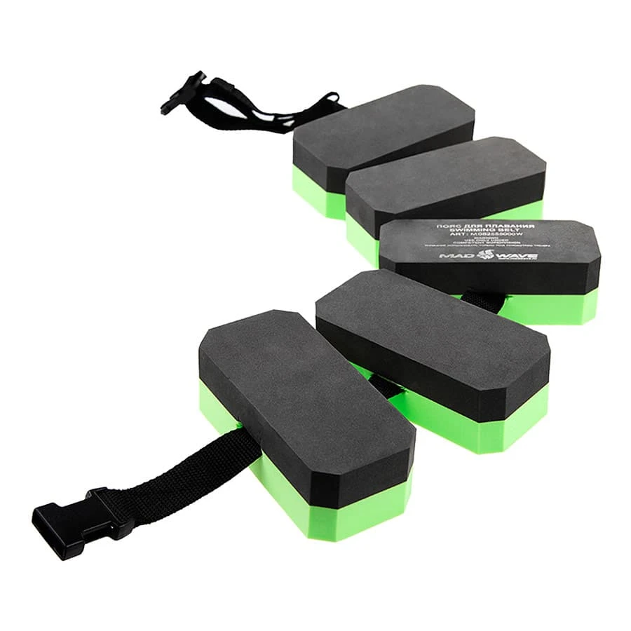 Gürtel Mad Wave Learn To Swim Schwarz/grau