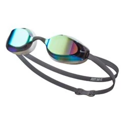Nike Swim Vapor Mirrored Schwimmbrille Schwarz Mit Verspiegelten Blauen Gläsern