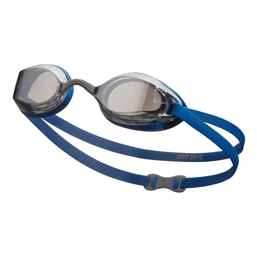 Nike Swim Vapor Mirrored Schwimmbrille Blau Mit Grau Verspiegelter Scheibe