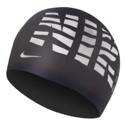 Nike Graphic 3 Badekappe Schwarz/weiß