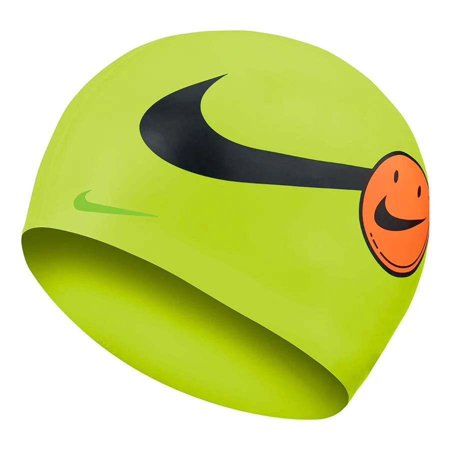 Nike Graphic 7 Badekappe Grün/schwarz/orange