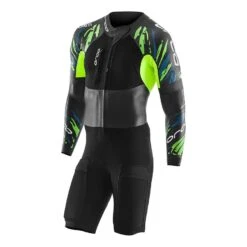 Neoprenanzug Orca Perform Swimrun Abnehmbare Ärmel Schwarz/grün/blau