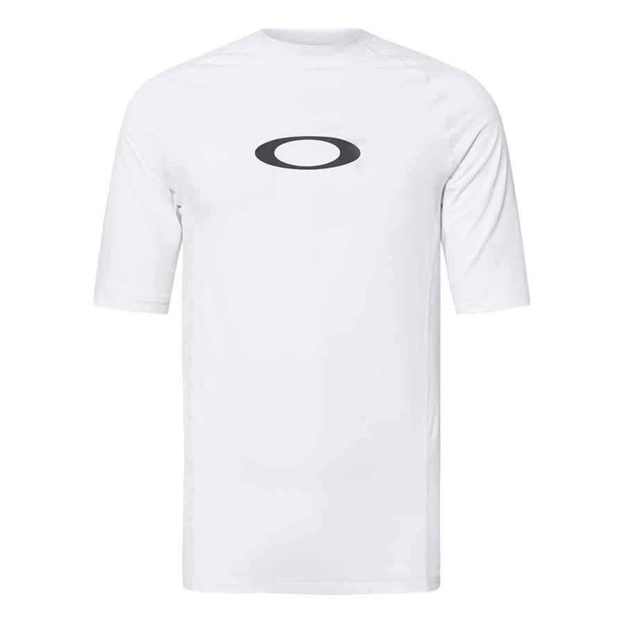 Oakley Ellipse Kurzarm-Schwimmshirt Weiß