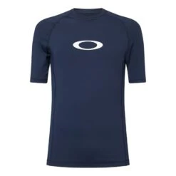 Oakley Ellipse Kurzarm-Schwimmshirt Dunkelblau