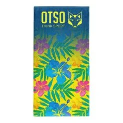 Otso Microfiber Floral Handtuch Blau/bunt