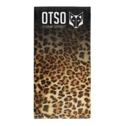 Otso Leopard Skin Handtuch Schwarz/braun