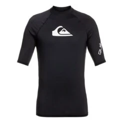 Quiksilver Surf All Time Kinder T-Shirt Schwarz/weiß