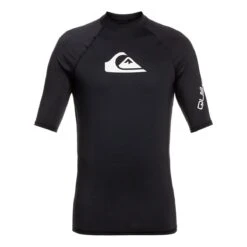 Quiksilver Surf All Time T-Shirt Schwarz/weiß